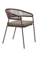 Brown Rattan Outdoor Dining Chairs (2) | OROA Modern Skye | Oroatrade.com