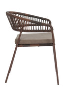 Brown Rattan Outdoor Dining Chairs (2) | OROA Modern Skye | Oroatrade.com