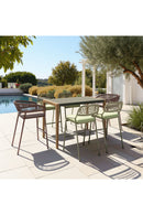 Brown Rattan Outdoor Bar Stools (2) | OROA Modern Skye | Oroatrade.com