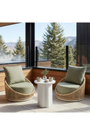 Rattan Weave Outdoor Swivel Chair | OROA Modern Cabana | Oroatrade.com