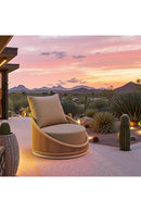 Rattan Weave Outdoor Swivel Chair | OROA Modern Cabana | Oroatrade.com