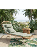 Padded Rattan Weave Outdoor Chaise | OROA Modern Skim | Oroatrade.com