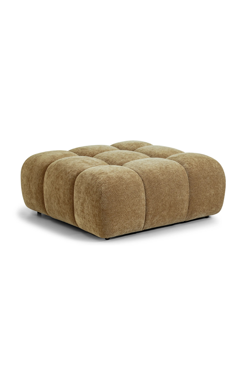 Deep-Channeled Square Ottoman | NV Gallery Waffle