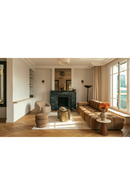 Deep-Channeled Square Ottoman | NV Gallery Waffle