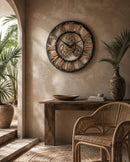 Hospitality furniture - Wooden Vintage Style Wall Clock - www.oroatrade.com