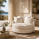 loveseat sofa white round - www.oroa.com