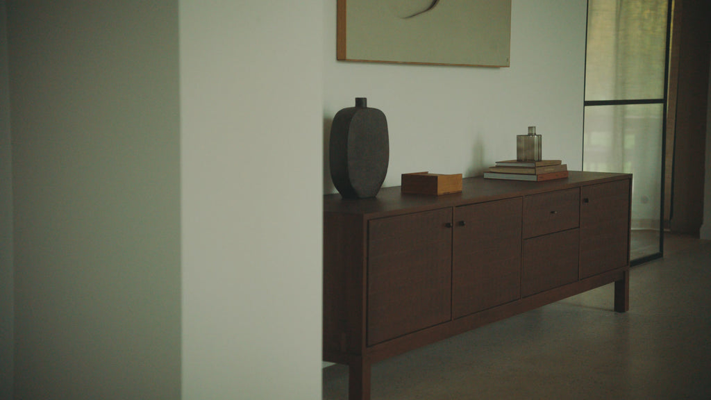 Hospitality furniture - Brown Teak Carved TV Cabinet - www.oroatrade.com