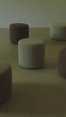 Round Fabric Pouf | Ethnicraft Barrow | Oroatrade.com