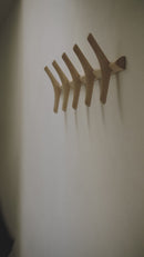 Brown Mahogany Wall Coat Rack | Ethnicraft PI | Oroatrade.com