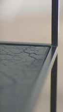 Metallic Side Table With Undershelf | Ethnicraft Pentagon │ Oroatrade.com