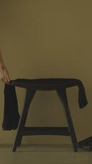 Upholstered Oak Dining Stool | Ethnicraft Osso | Oroatrade.com