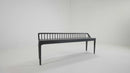 Modern Nordic Black Oak Bench | Ethnicraft Spindle | Oroatrade.com