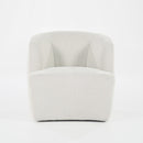 Boucle Upholstered Barrel Chair | Eleonora Charlotte | Oroatrade.com
