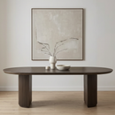 Oak Oval Dining Table L | Richmond Interiors Kingston