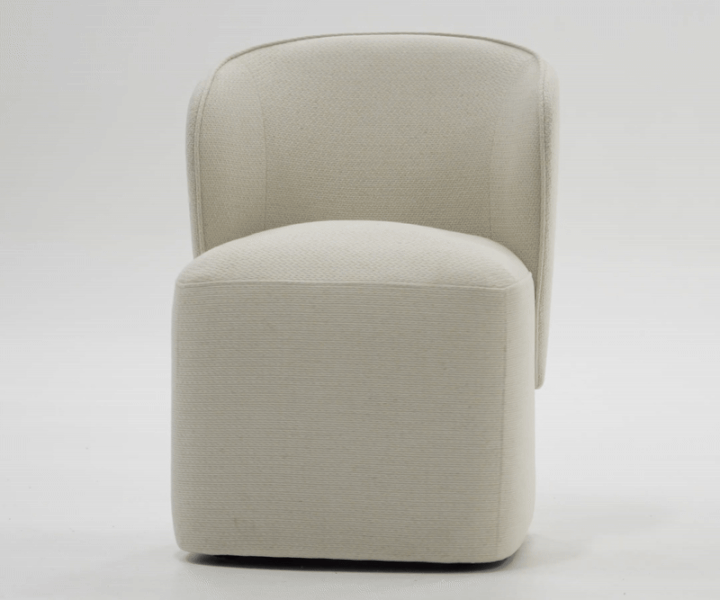 Fabric Swivel Dining Chair | OROA Modern Souza | Oroatrade.com