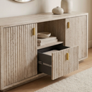 Travertine Horizontal File Cabinet | OROA Modern Roma | Oroatrade.com