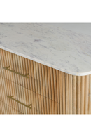 Fluted Mango Wood 6-Drawer Dresser | OROA Modern Cambridge