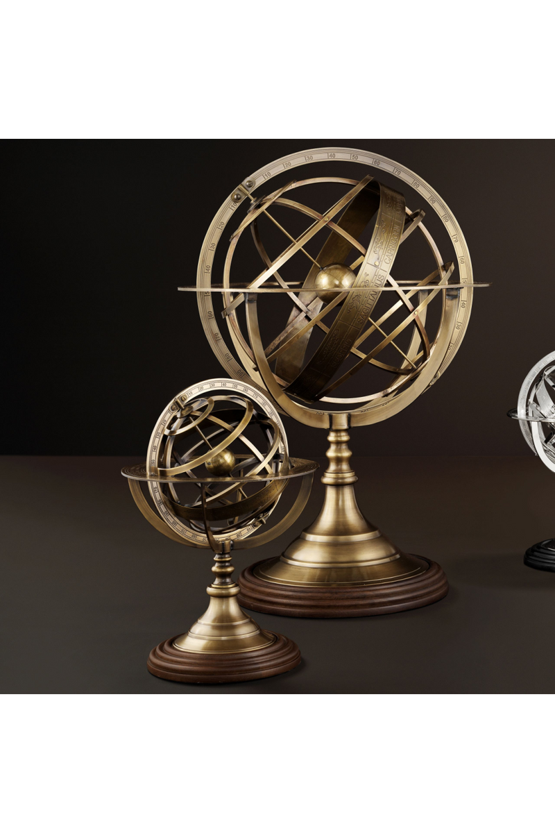 Antique Brass Globe - S | Eichholtz | OROA TRADE