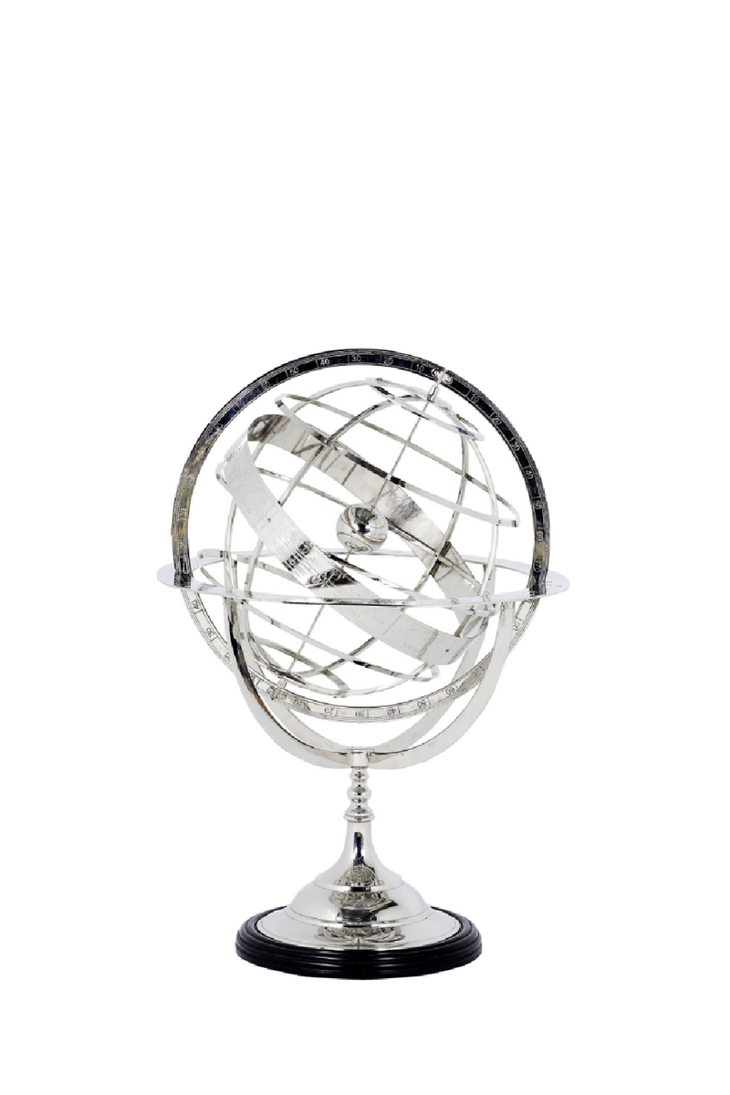 Silver Axis Globe - S | Eichholtz | OROA TRADE