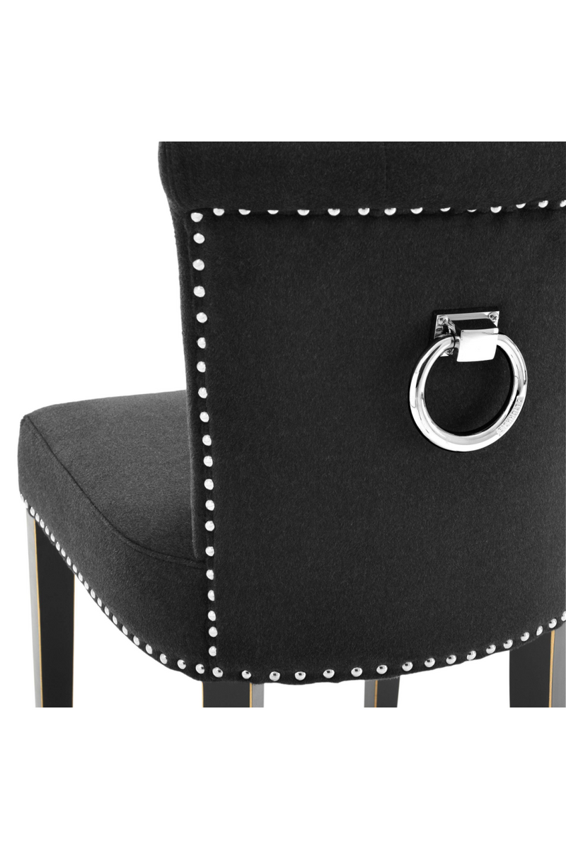 Black Cashmere Dining Chair | Eichholtz Key Largo | Oroatrade.com