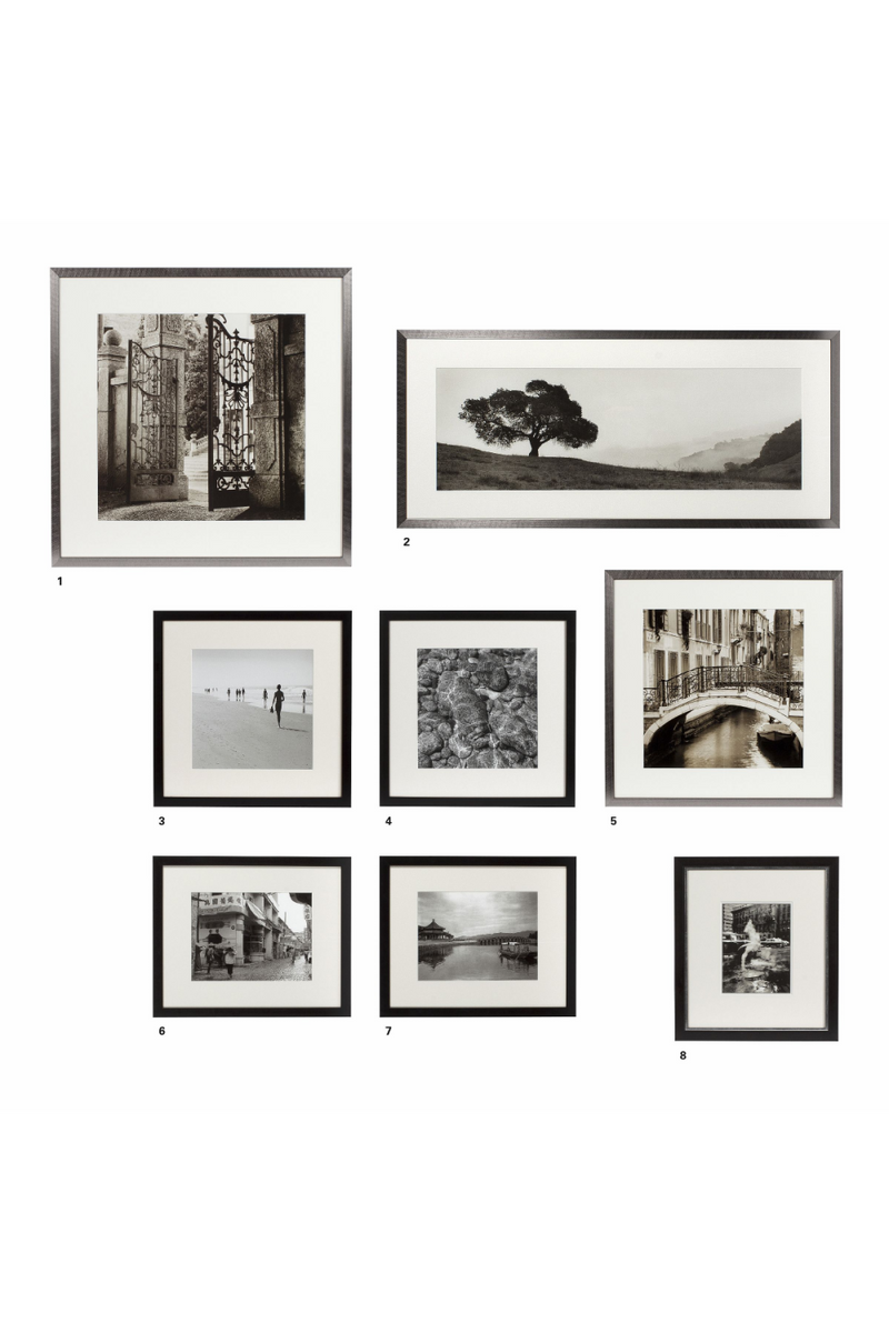 Black and White Print (set of 8) | Eichholtz Travelling | OROA TRADE