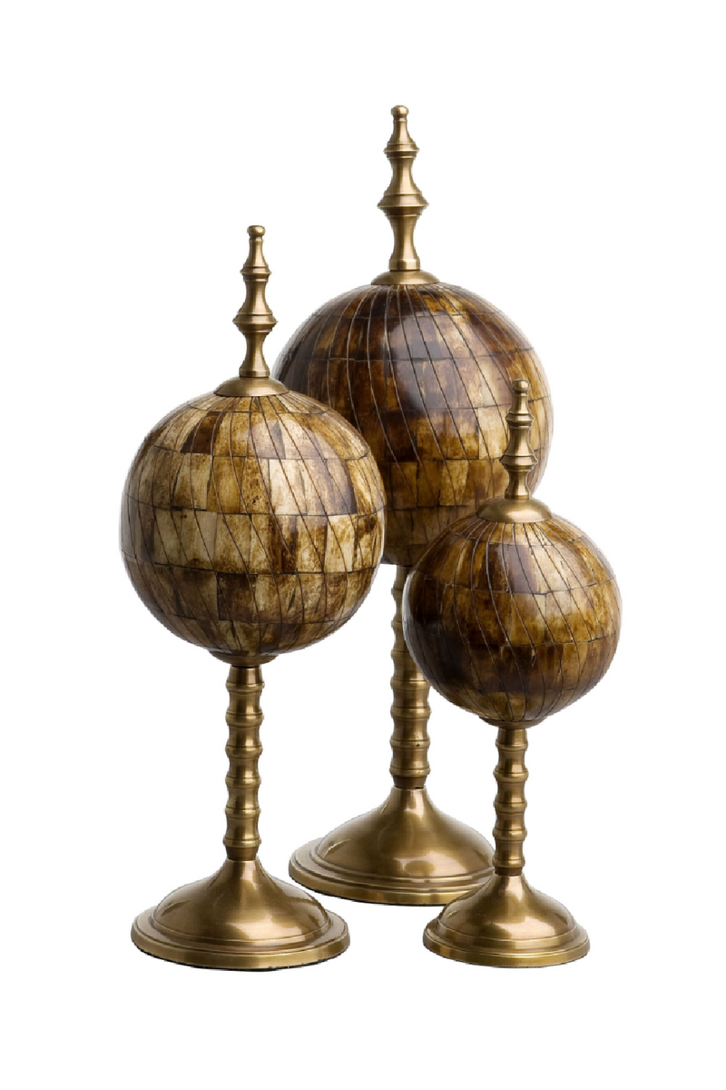 Globe Decor (set of 3) | Eichholtz Leonardo | OROA TRADE