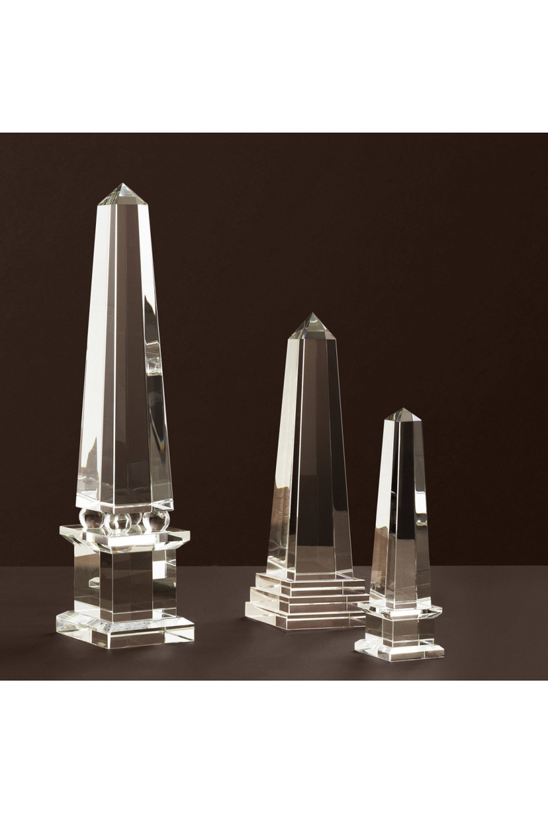Crystal Glass Obelisk - M | Eichholtz Cantabria | OROA TRADE
