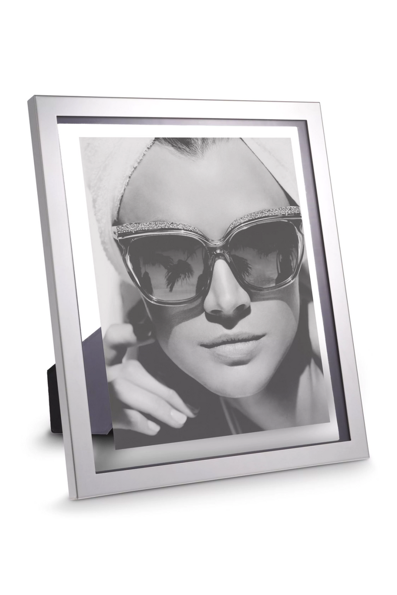 Silver Clear Glass Picture Frame | Eichholtz Brentwood - XL | Oroatrade.com