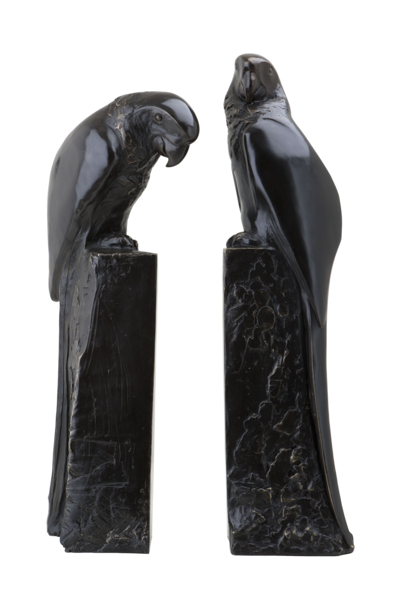 Bronze Bookend Set of 2 | Eichholtz Perroquet | OROA TRADE