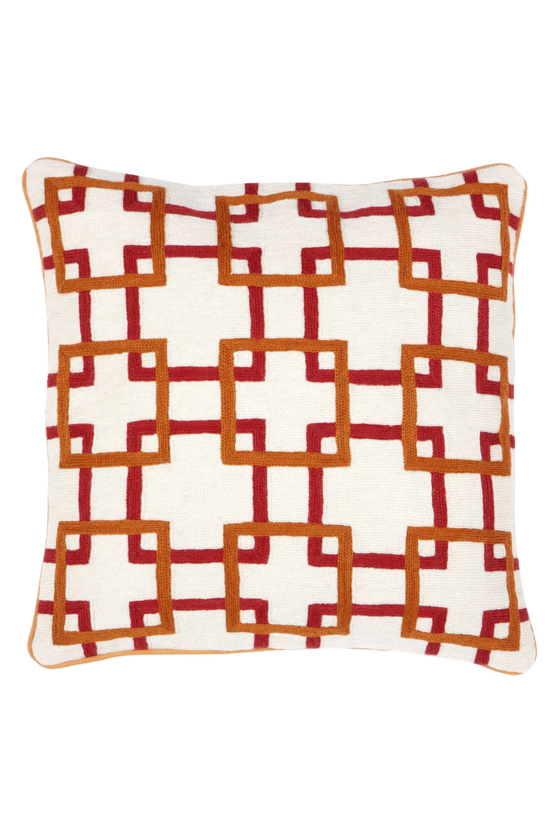 Orange and White Pillow | Eichholtz Bradburry | Oroatrade.com