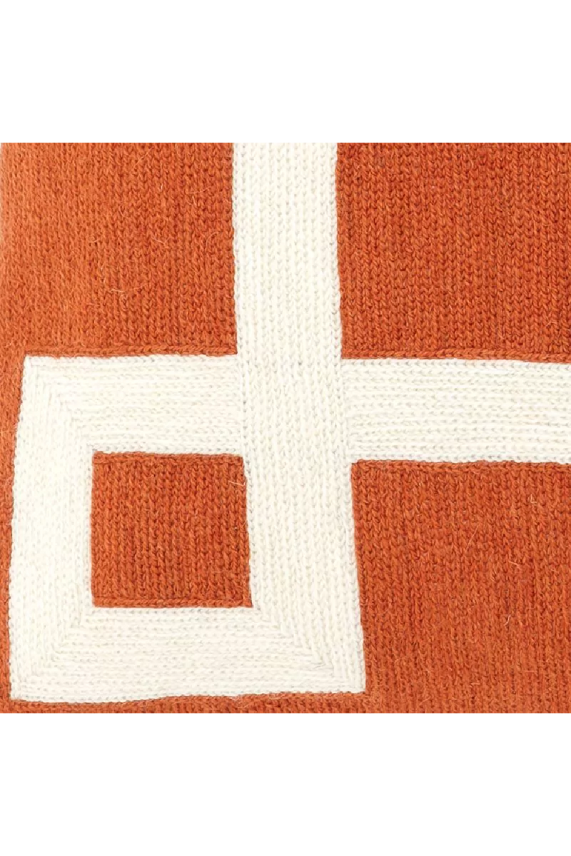 Orange Hand Embroidered Pillow | Eichholtz Hartley | OROA TRADE