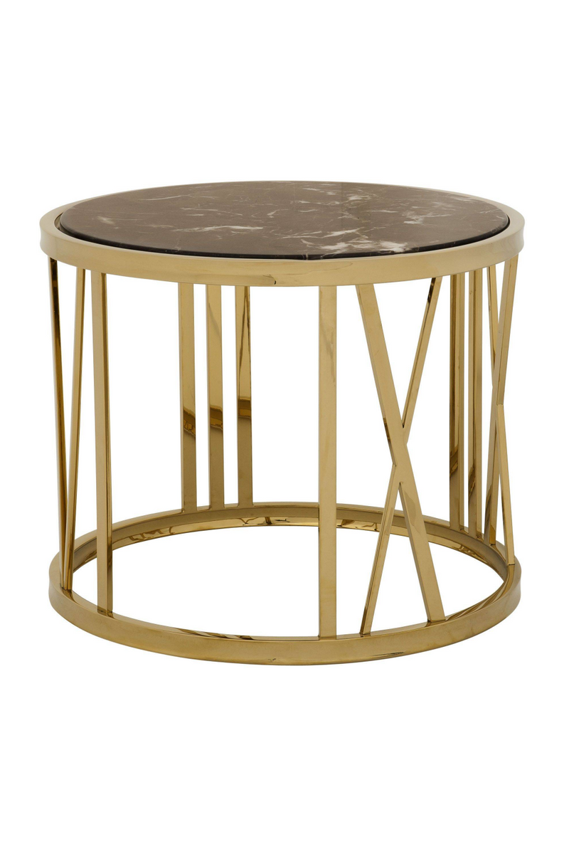 Round Gold Side Table | Eichholtz Baccarat | OROA TRADE