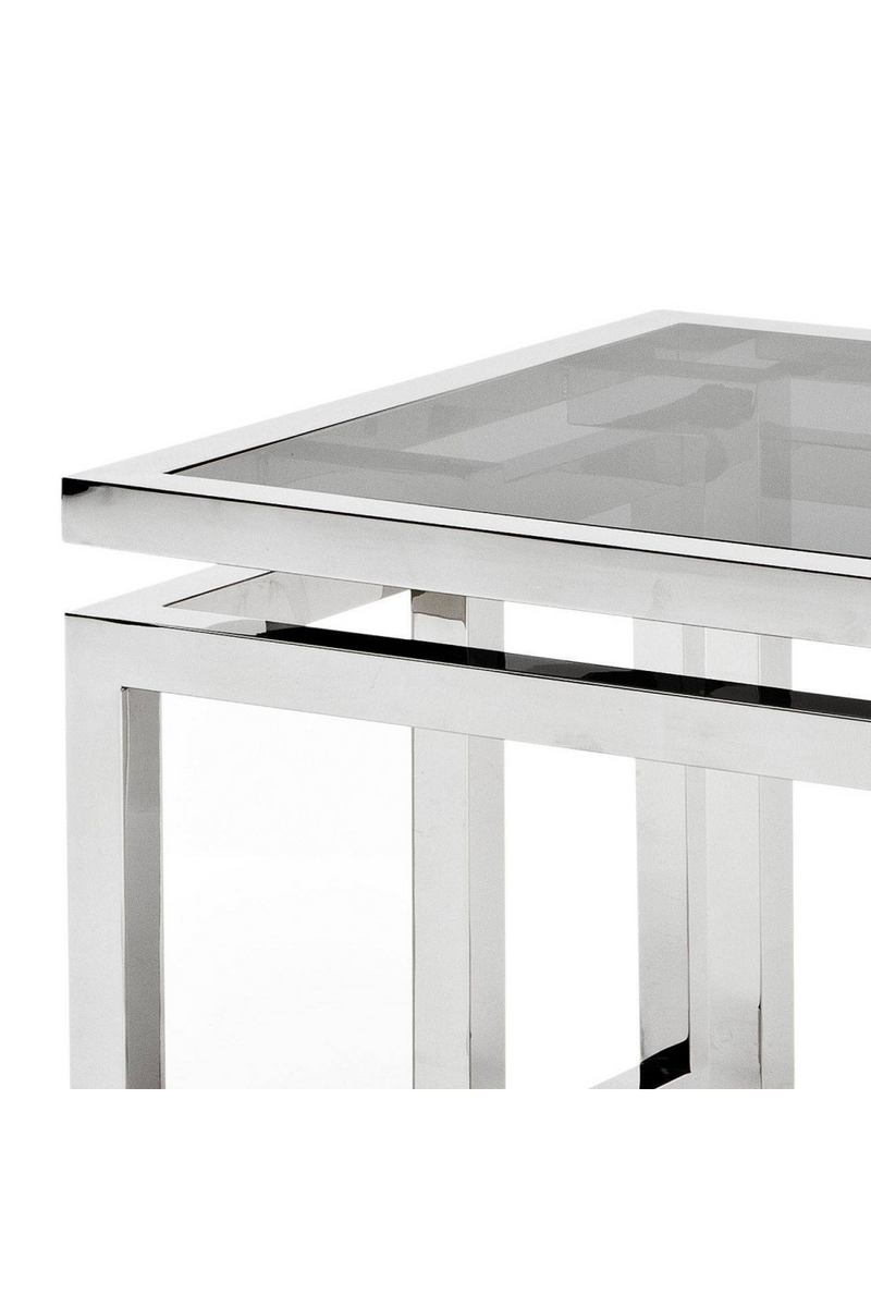 Square Silver Side Table | Eichholtz Palmer | OROA TRADE