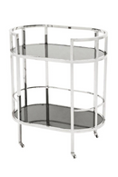 Smoked Glass 2-Layer Trolley | Eichholtz Townhouse | Oroatrade.com