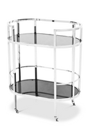 Smoked Glass 2-Layer Trolley | Eichholtz Townhouse | Oroatrade.com