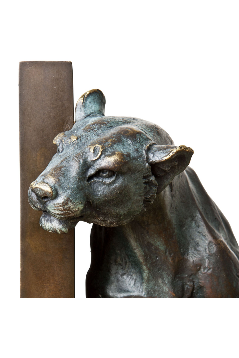Bronze Bookend Set of 2 | Eichholtz Lioness | OROA TRADE