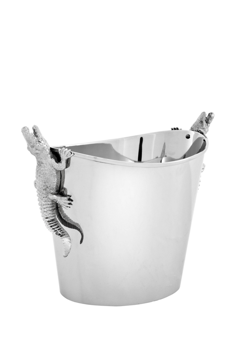 Silver Wine Cooler | Eichholtz Alligator | OROA TRADE Modern Furniture