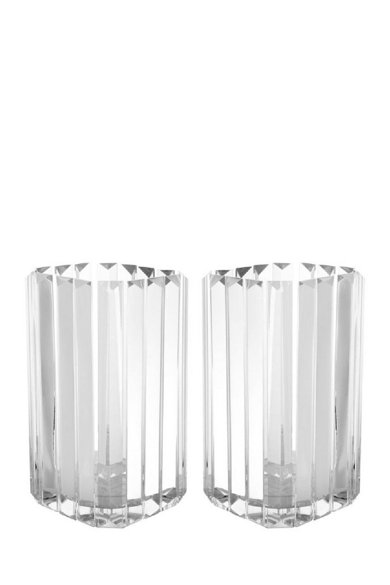 Glass Candle Holder (set of 2) | Eichholtz Howell | Oroatrade.com