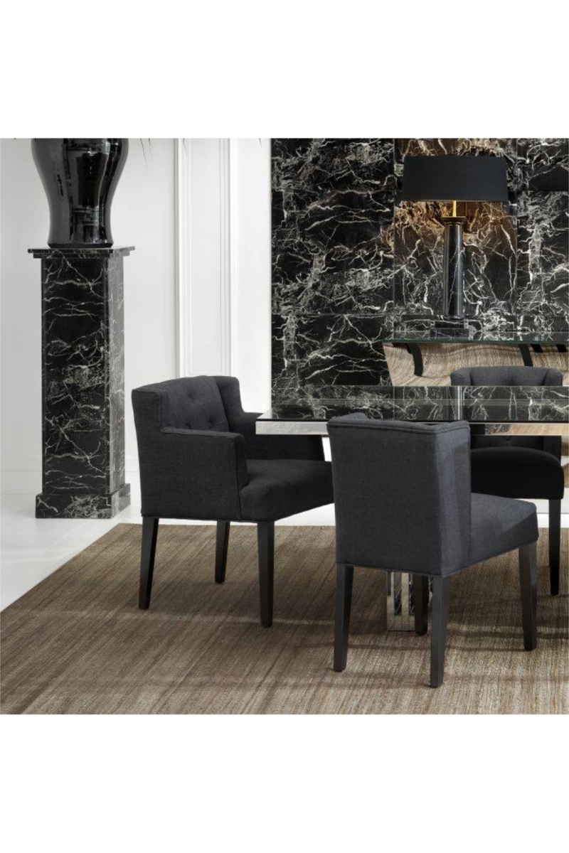 Black Dining Chair | Eichholtz Boca Raton | Oroatrade