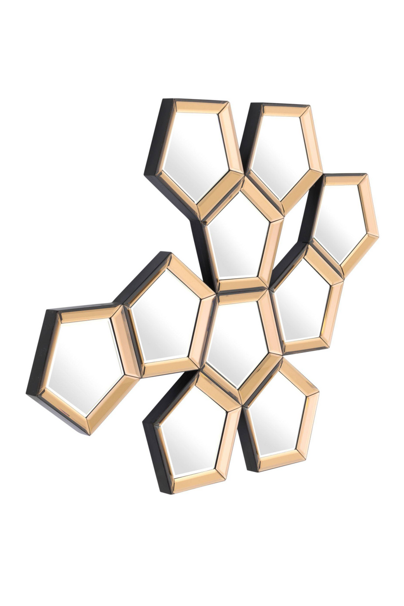 Gold Pentagonal Cluster Mirror | Eichholtz Cheyenne | OROA TRADE