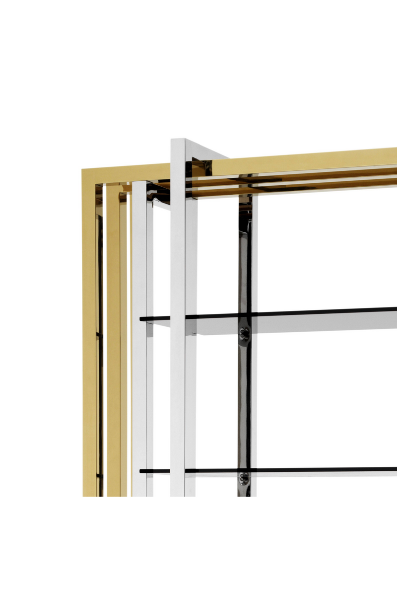 Gold & Steel Cabinet | Eichholtz Cipriani |