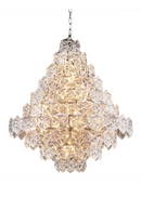 Hexagonal Glass Chandelier | Eichholtz Hermitage L | OROA TRADE