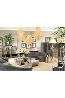 Hexagonal Glass Chandelier | Eichholtz Hermitage L | OROA TRADE