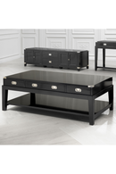 Black 3 Drawer Coffee Table | Eichholtz Military | OROA TRADE