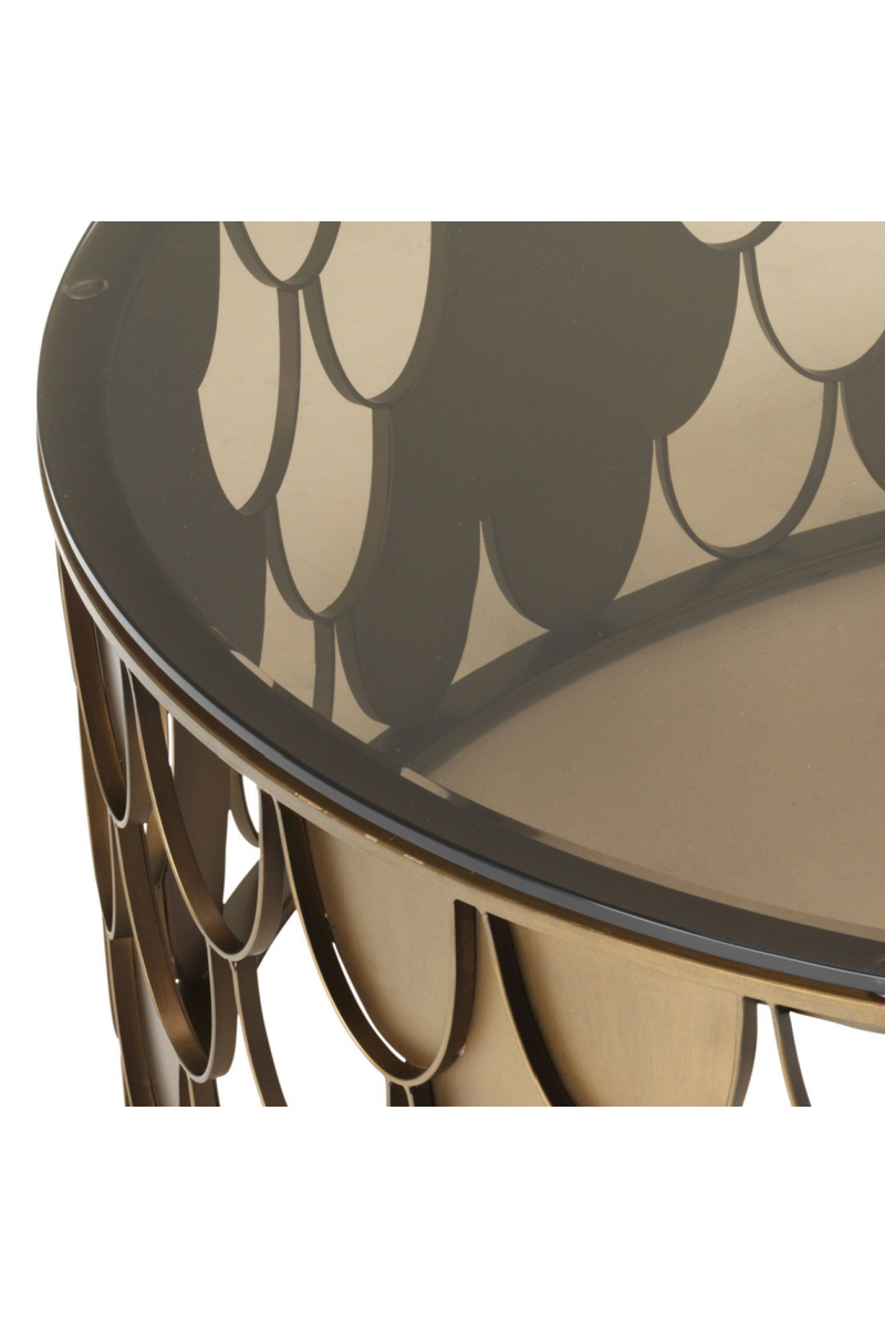 Copper Scalloped Coffee Table | Eichholtz L'indiscret | OROA TRADE