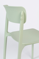 Fiberglass Modern Dining Chairs (4) | DF Clive | Oroatrade.com