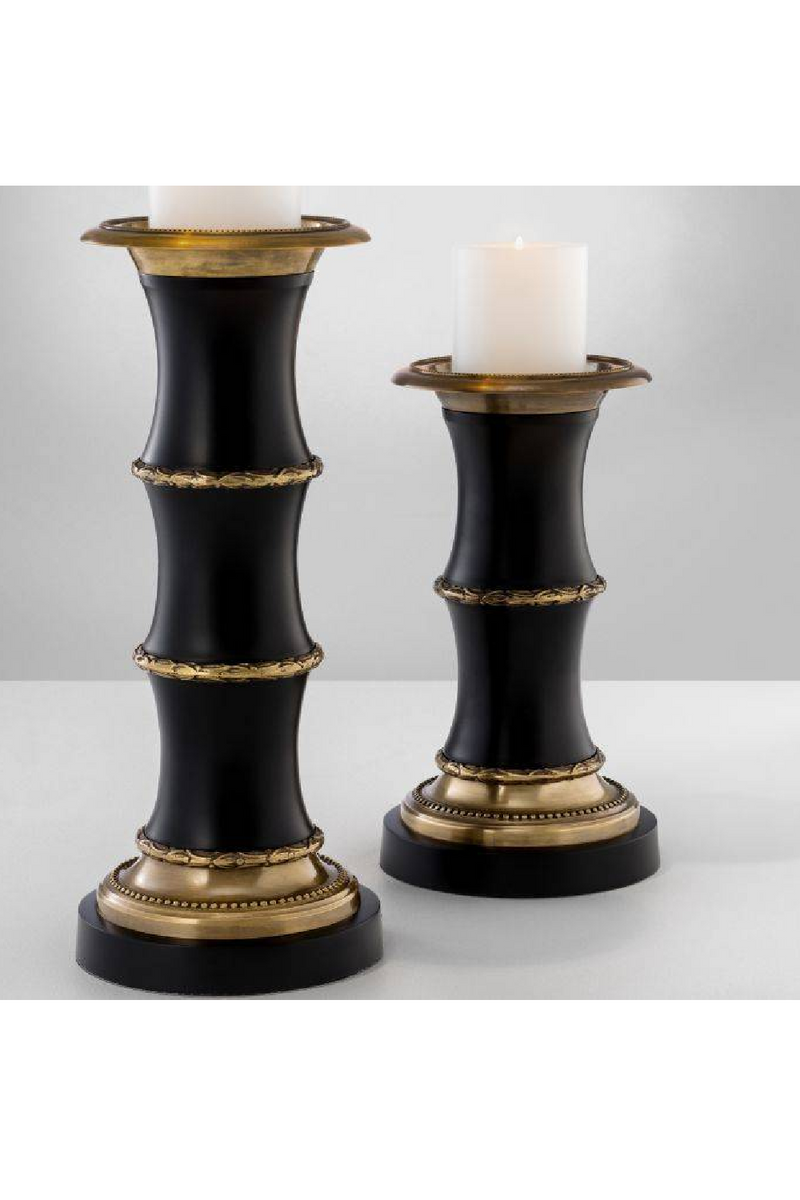 Vintage Brass Candle Holder - L | Eichholtz Mamounia | Oroatrade.com