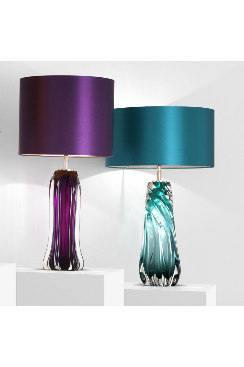 Purple Glass Table Lamp | Eichhlotz Castillo | OROA TRADE