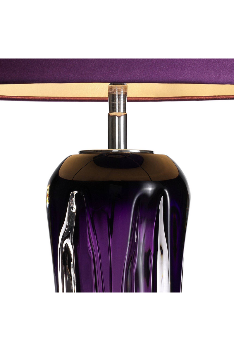 Purple Glass Table Lamp | Eichhlotz Castillo | OROA TRADE