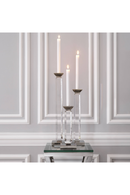 Crystal Glass Stick Candle Holder Set of 3 - Eichholtz Livia | OROA TRADE